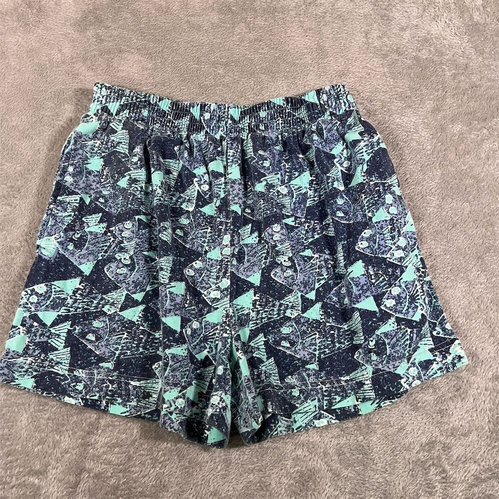 Vintage Crazy Shirts Men's Hawaiian Cotton Swimtrunks Shorts Size M Multicolor